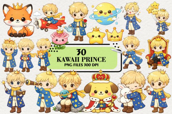 Download Kawaii Prince Sublimation Clipart - Art Collection