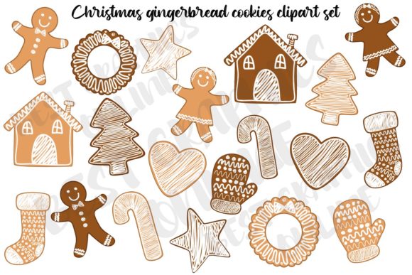 Download Holiday Christmas Cookies Clipart Set - Art Collection