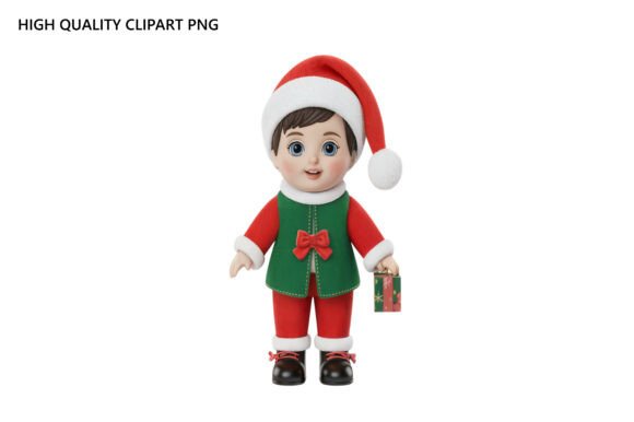 Download Festive Girls Clipart for Holiday Crafts - Art Collection