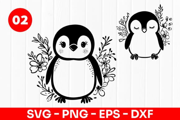 Download Cute Penguin Cartoon Winter Animal SVG - Art Collection