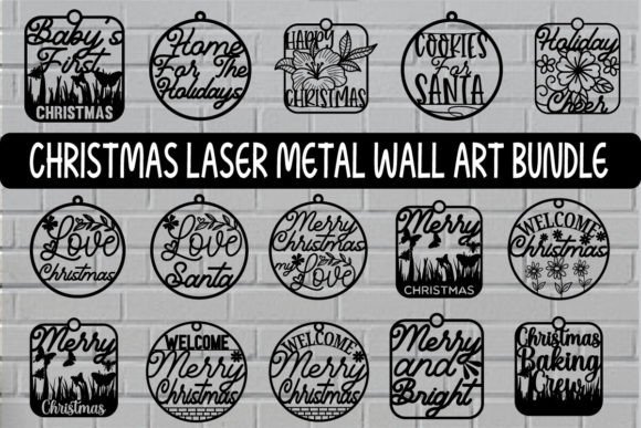Download Christmas LASER Metal Wall ART BUNDLE - Art Collection