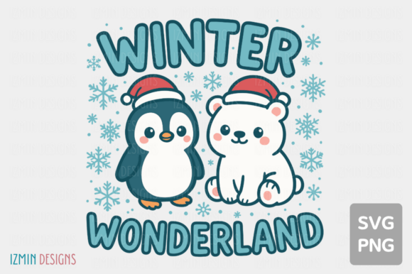 Download Winter Wonderland Cute Animal Art SVG - Art Collection