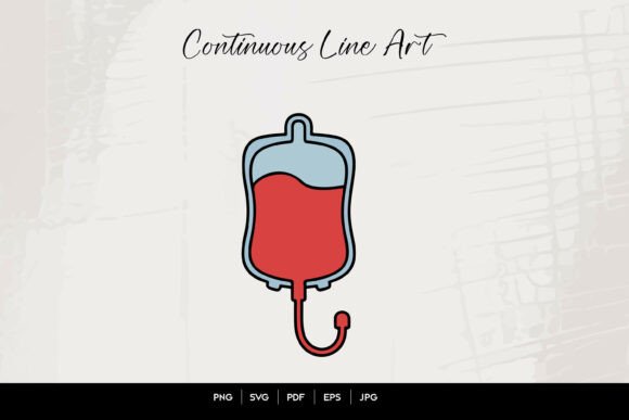 Download Blood Bag Line Art Illustration - Art Collection