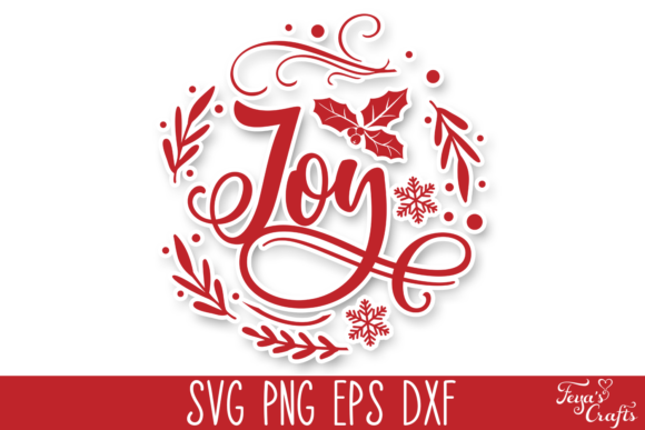 Download Round Christmas SVG Quote - Joy - Round christmas svg Collection