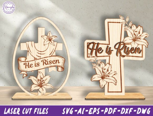 Download He is Risen Easter Cross SVG Bundle - Cross svg bundle Collection